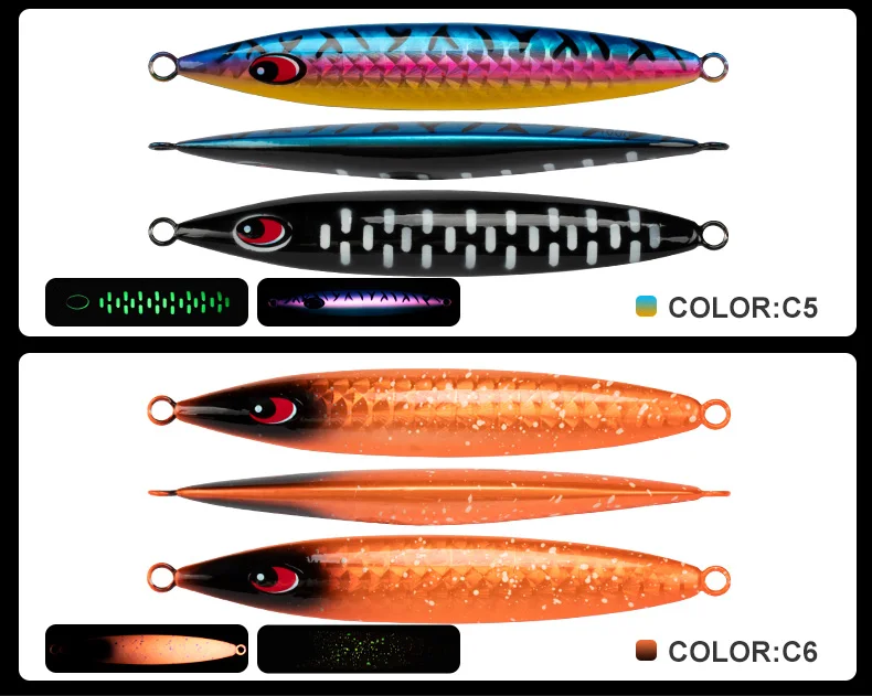 TEASER J116 250g 300g 400g 500g 600g Deepsea Big Game Trolling Vertical Jig Butterfly Offshore Metal Jigging Sinking Stick Lure