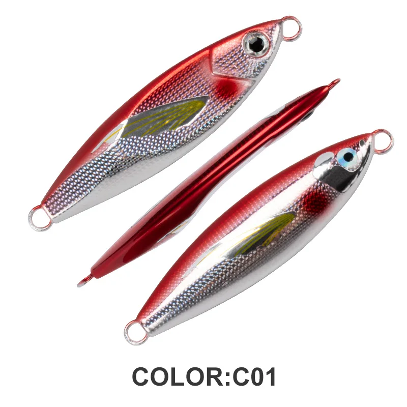 TEASER J116 250g 300g 400g 500g 600g Deepsea Big Game Trolling Vertical Jig Butterfly Offshore Metal Jigging Sinking Stick Lure