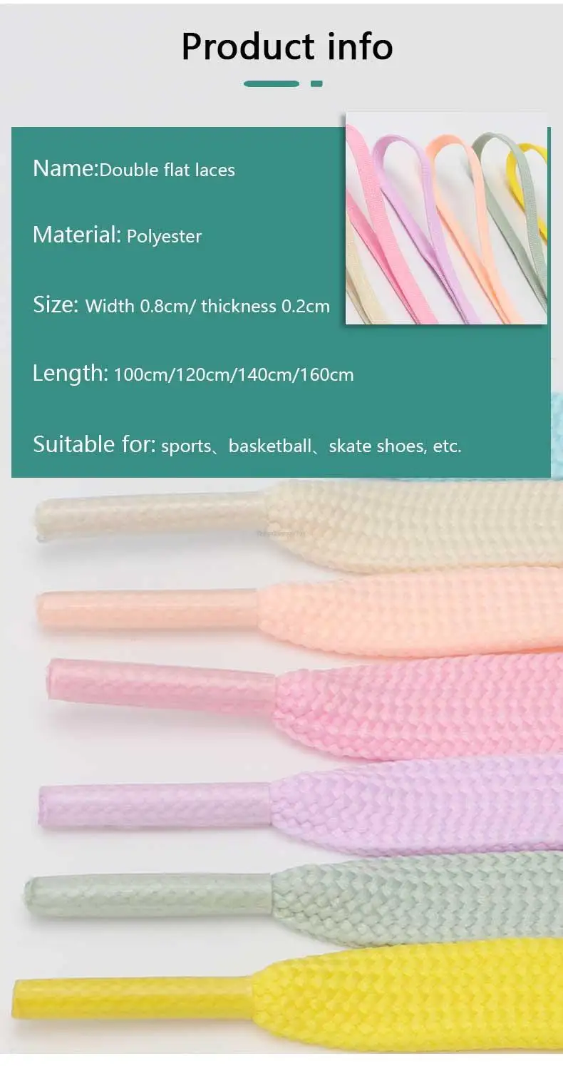 1Pair Sneakers Shoelaces Shoes Accessories Laces for Shoes Unisex Flat Shoe Laces Shoe Strings Shoelaces Af1