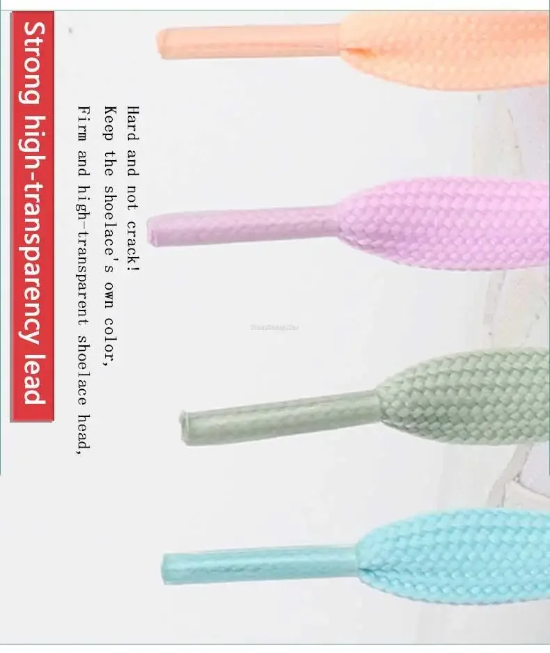 1Pair Sneakers Shoelaces Shoes Accessories Laces for Shoes Unisex Flat Shoe Laces Shoe Strings Shoelaces Af1