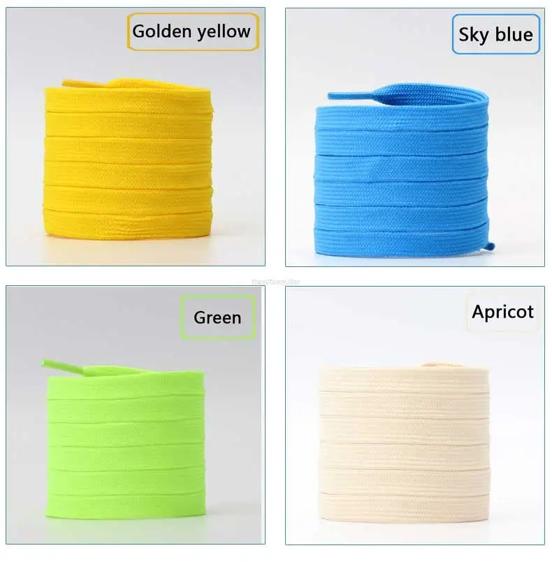 1Pair Sneakers Shoelaces Shoes Accessories Laces for Shoes Unisex Flat Shoe Laces Shoe Strings Shoelaces Af1