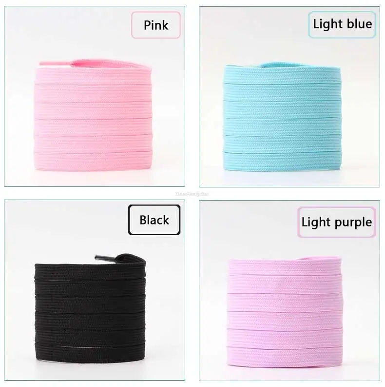 1Pair Sneakers Shoelaces Shoes Accessories Laces for Shoes Unisex Flat Shoe Laces Shoe Strings Shoelaces Af1