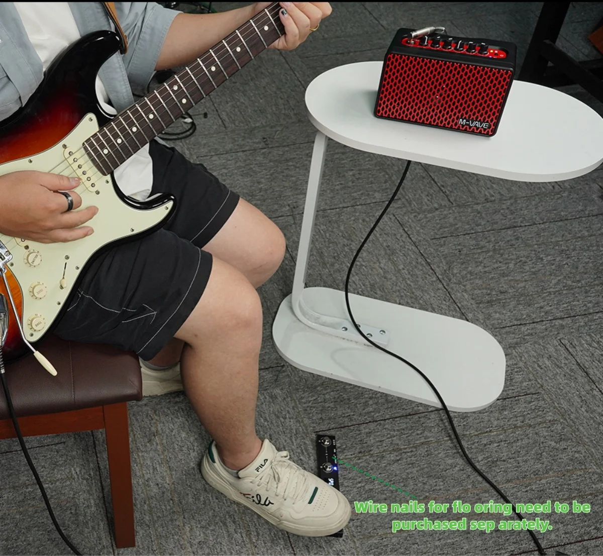 M-VAVE SP100 Guitar Amp: 9 Amp Voices/16 FX/Bluetooth Audio/Built-in Battery/Wireless Practice & Supports External Footswitch