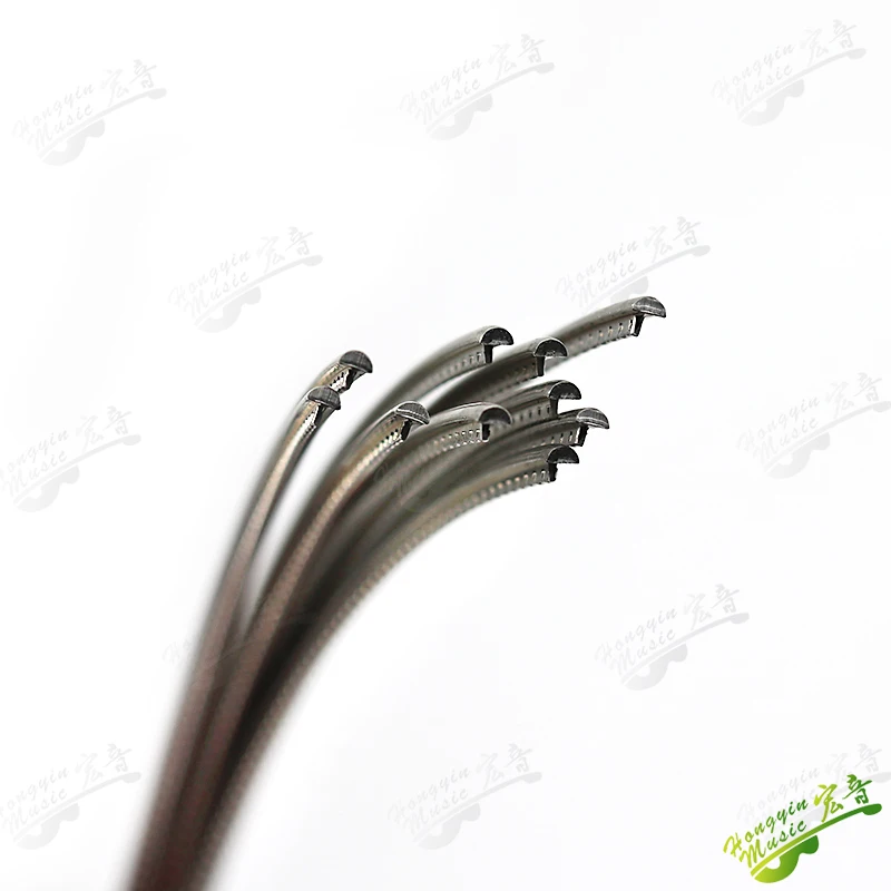 HUATOOL 10PCS Fingerboard Frets Fret Wire For Acoustic Guitar Brass Frets 2.0/2.2/2.4/2.7/2.9/3.2mm L260mm