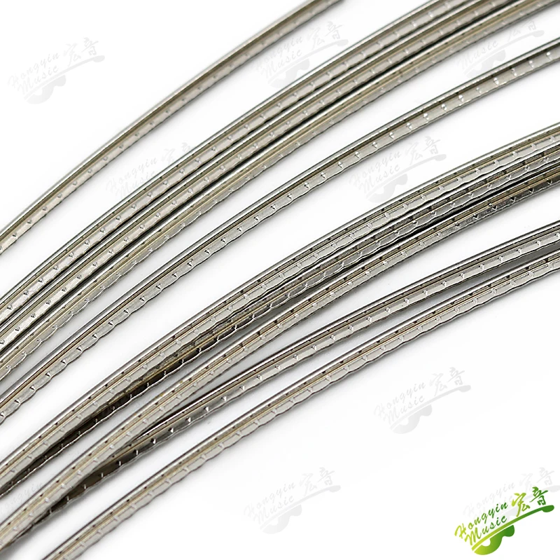 HUATOOL 10PCS Fingerboard Frets Fret Wire For Acoustic Guitar Brass Frets 2.0/2.2/2.4/2.7/2.9/3.2mm L260mm