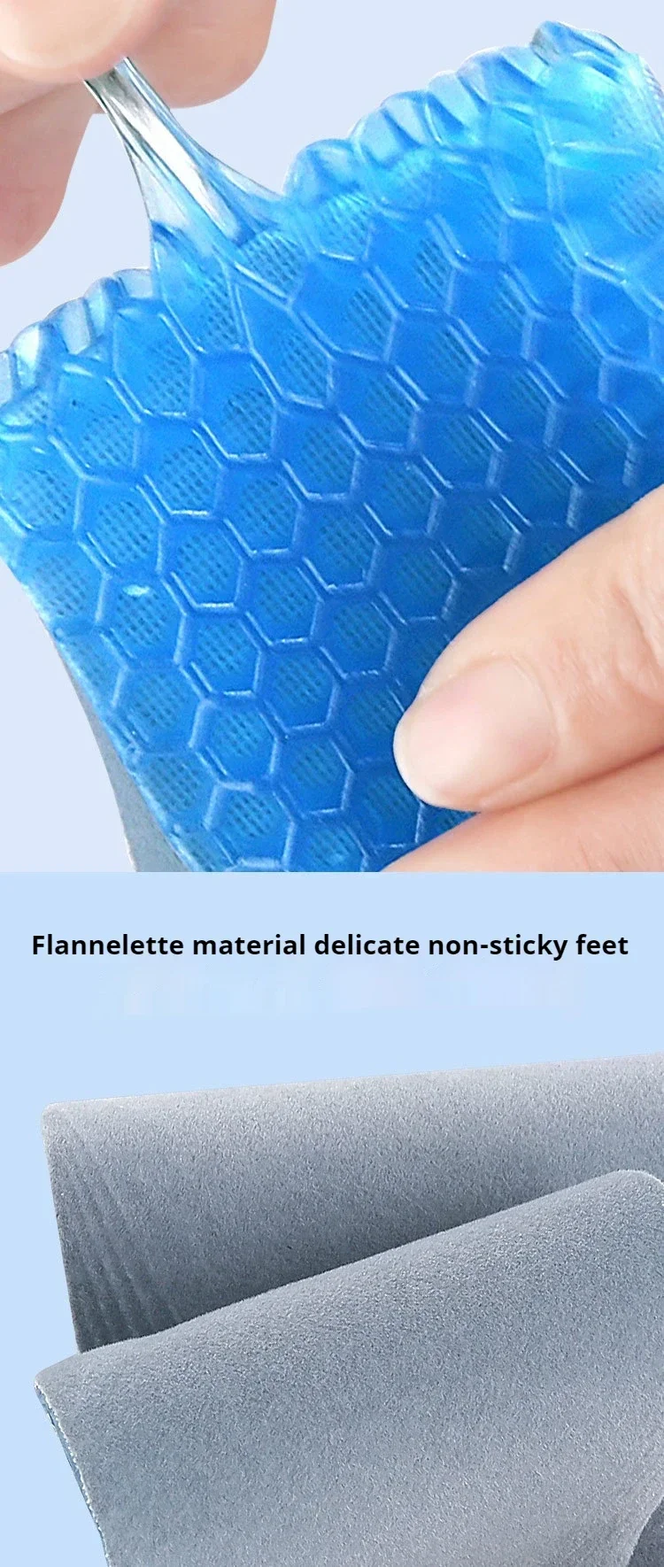 Silicone Gel Soft Insoles Outdoor Sports Running Insole Elastic Shock-absorbing Sole Men Women Sneakers Anti-slip Insoles 1 Pair