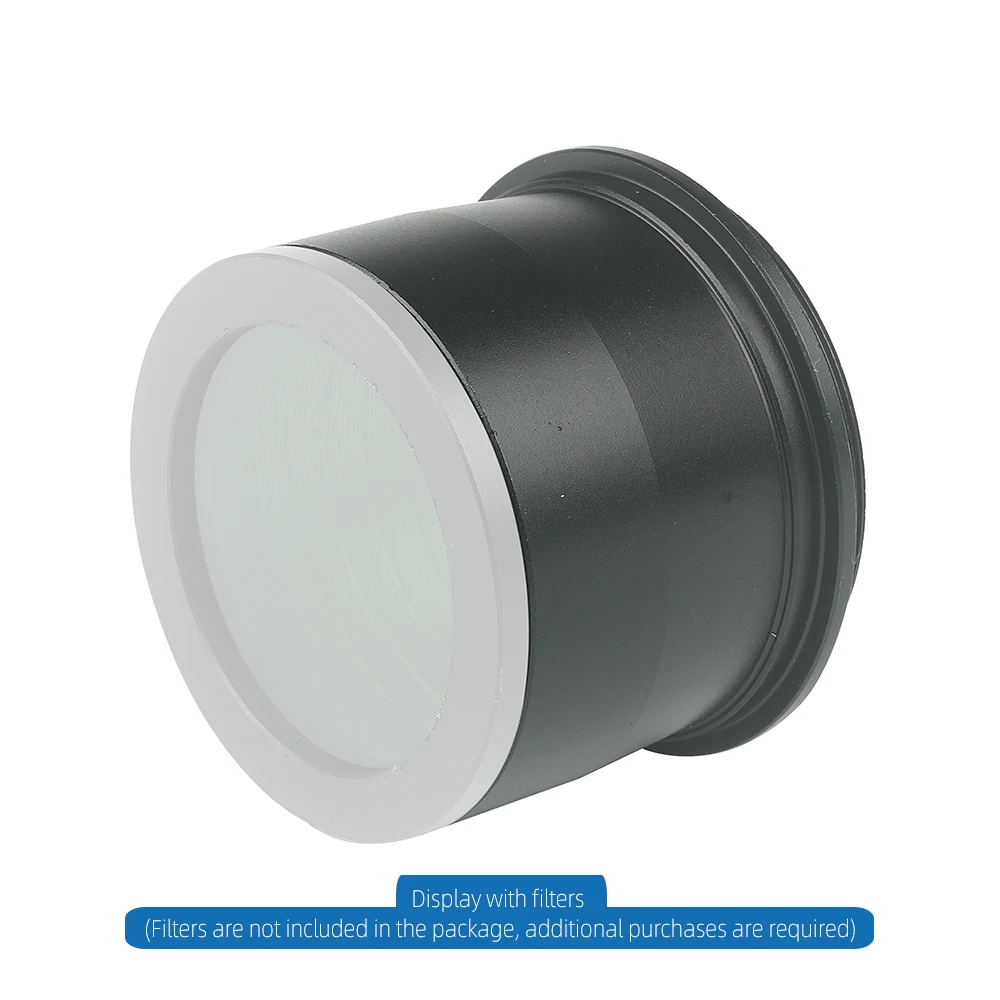 EYSDON 2" M48 T Tube Adapter with M48*0.75mm Threads for Astronomical Telescope Photography