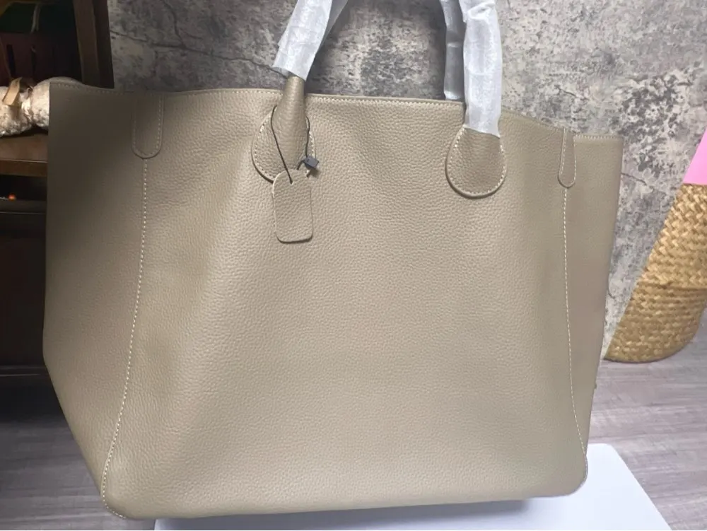 Roomy Women Bag Genuine Leather Handbag Luxury Cowhide Casual Tote Thick Real Natural Leather Bucket Shopper Daily Bag Big Purse