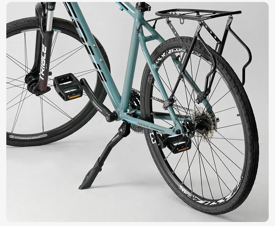 JSHOUBIKE Adjustable Bicycle Kickstand Aluminium Alloy MTB/Snow/Folding Bike/Electric Vehicle Bicycle Side Footrest 24-29 Inch