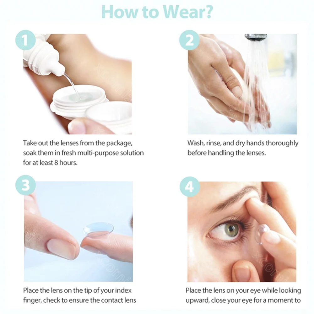 EYESHARE 1pair Color Contact Lenses New Color Contact Lenses For Eyes Brown Contacts Lense Eye Yearly Use Beauty Makeup for Eyes