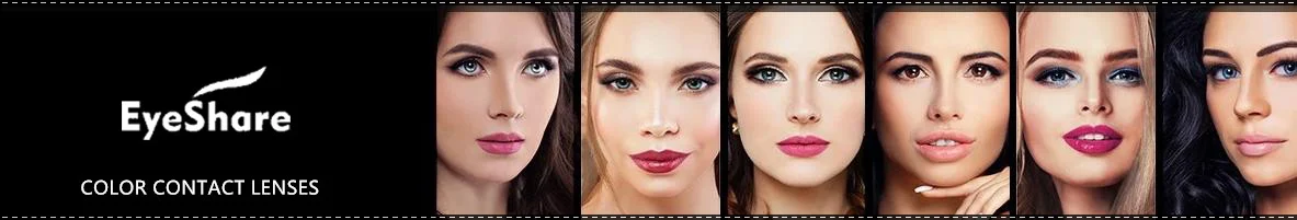 EYESHARE 1pair Color Contact Lenses New Color Contact Lenses For Eyes Brown Contacts Lense Eye Yearly Use Beauty Makeup for Eyes