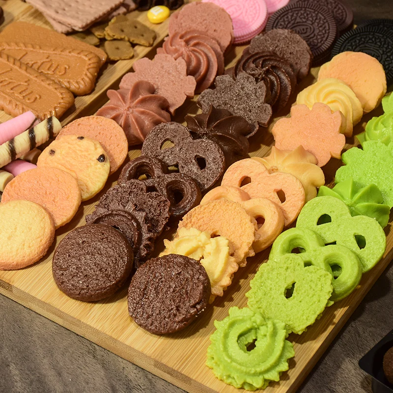 Simulation Cookies for Children, Simulation Accessories, Photography, Fake Biscuits, Early Education, DIY, 3 Pcs/Lot