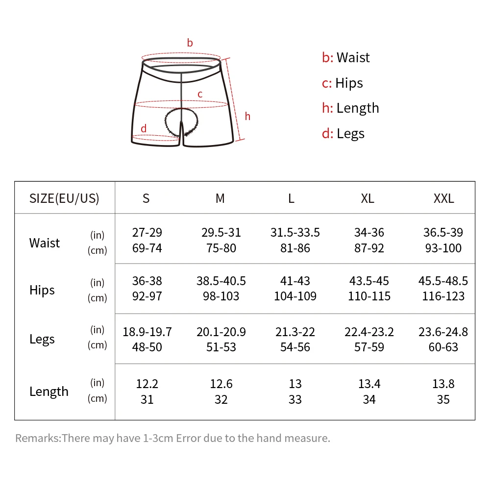 ARSUXEO Women's Cycling Shorts 3D Padded Bike Compression Tight Mountain Biking Bicycle Underwear Lightweight Underpants U010