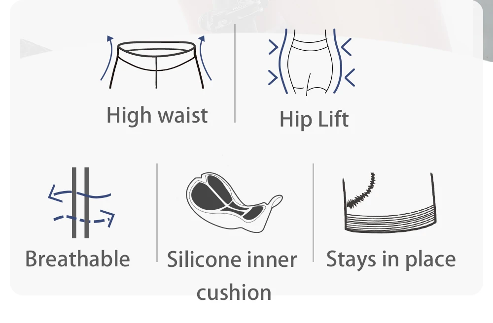 ARSUXEO Women's Cycling Shorts 3D Padded Bike Compression Tight Mountain Biking Bicycle Underwear Lightweight Underpants U010