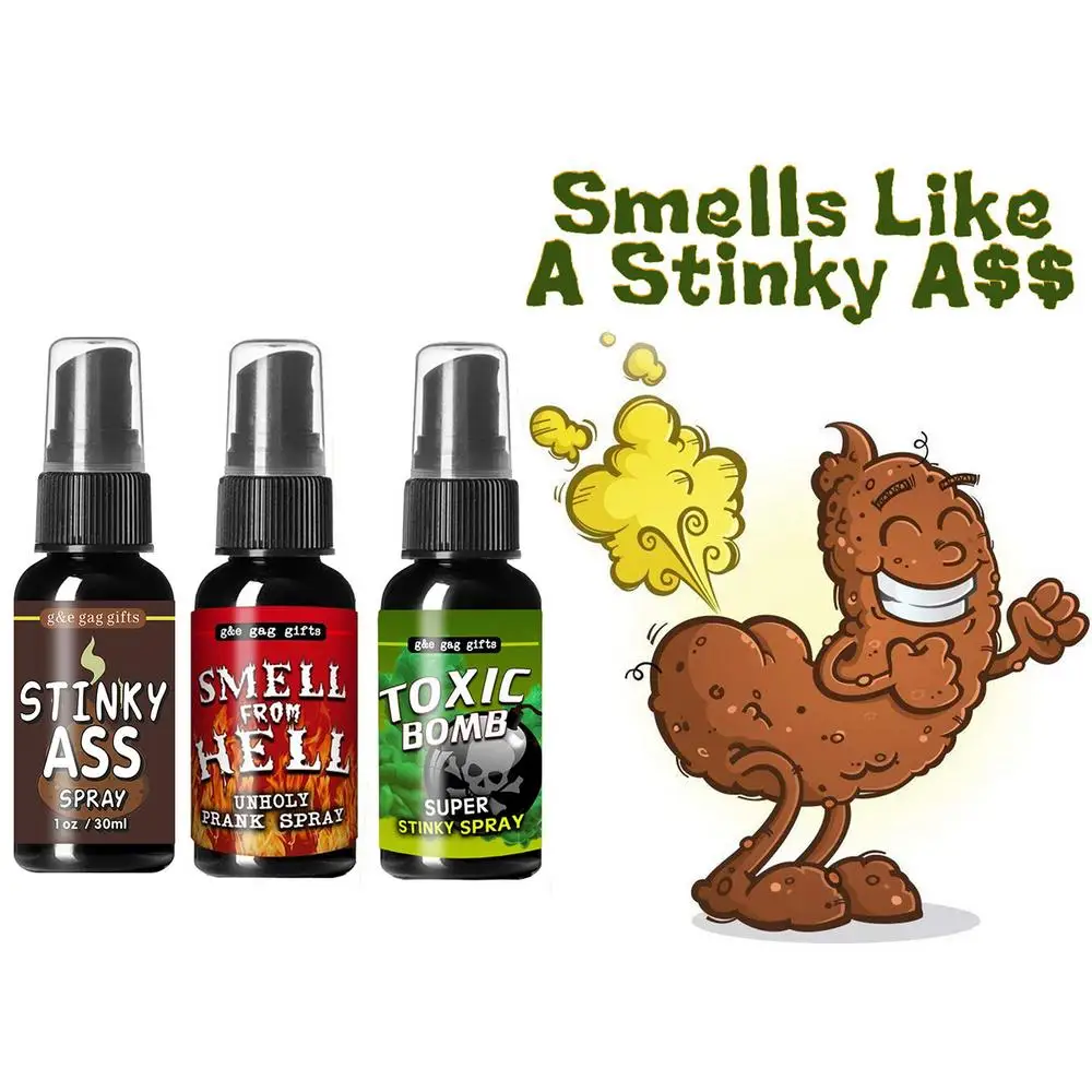 Tricky Liquid Fart 30ML Funny Tricky Smelly Fart Safe and Portable Tricky Toys Great Gifts for Farting Kids and Adults