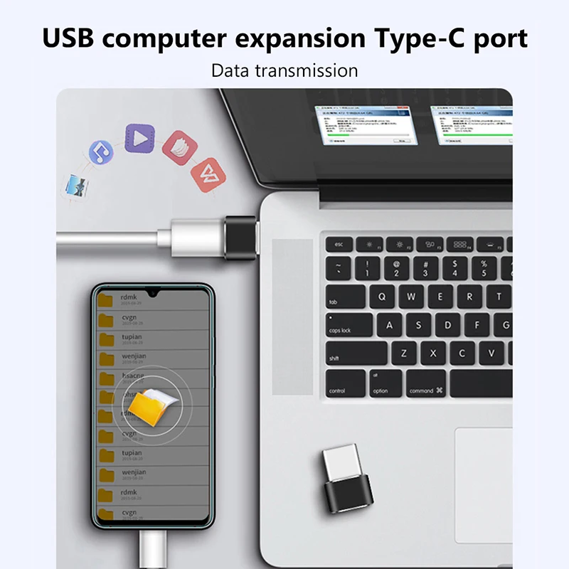 5/10pcs OTG Android Type-c To Micro USB Type C To Usb 3.0 Female Adapter Universal Mobile Phone Data Line Charging Converter