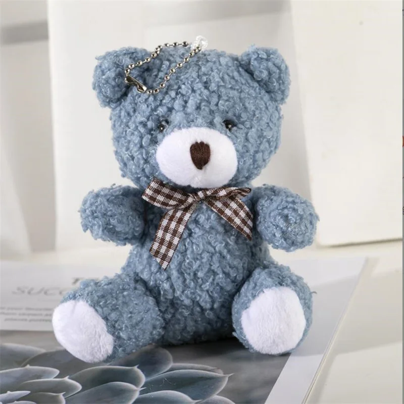1PCS 11CM Plush Stuffed Teddy Bear Doll Patch Bear 5 Colors Kids Toy Soft Best Gift for Children Wedding Gifts