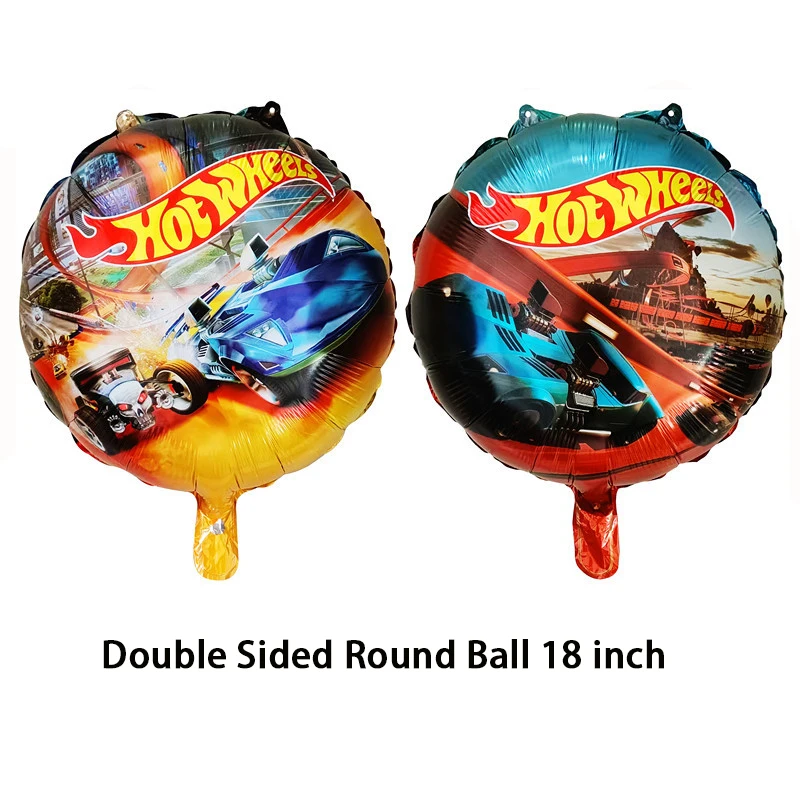 NEW Cartoon Monster Big Wheel Truck Theme Birthday Party Decoration Latex Aluminum Digital Balloon Baby Shower Boy Gift