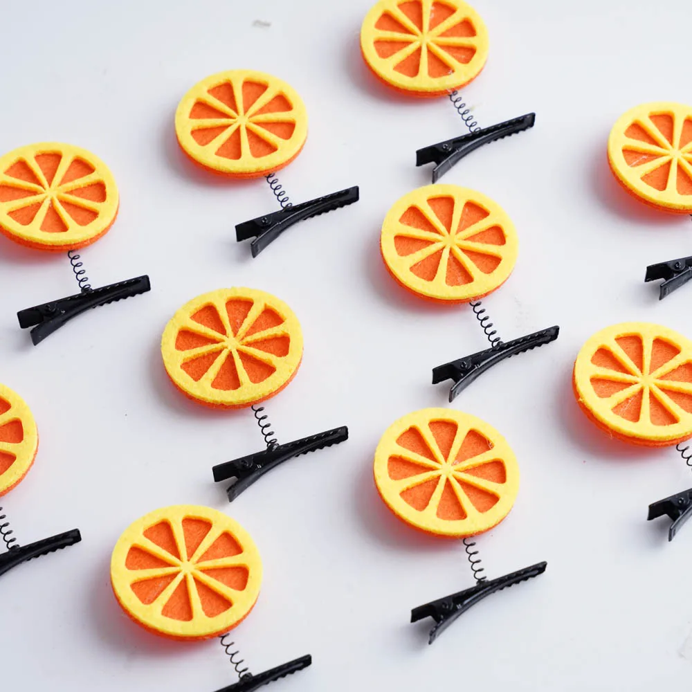 50Pcs/Lot Cartoon Funny Children 3D Little Yellow Duck Plush Hairpin Fashion Animal Duckbill Clip Accessories Headwear Wholesale