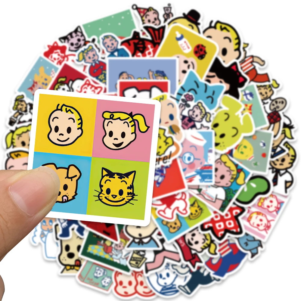 60PCS Japanese Anime Kawaii Osamu Graffiti Sticker Cute Aesthetic Decal For Bottle Car Notebook Bicycle Diary Sticker Kid Toy