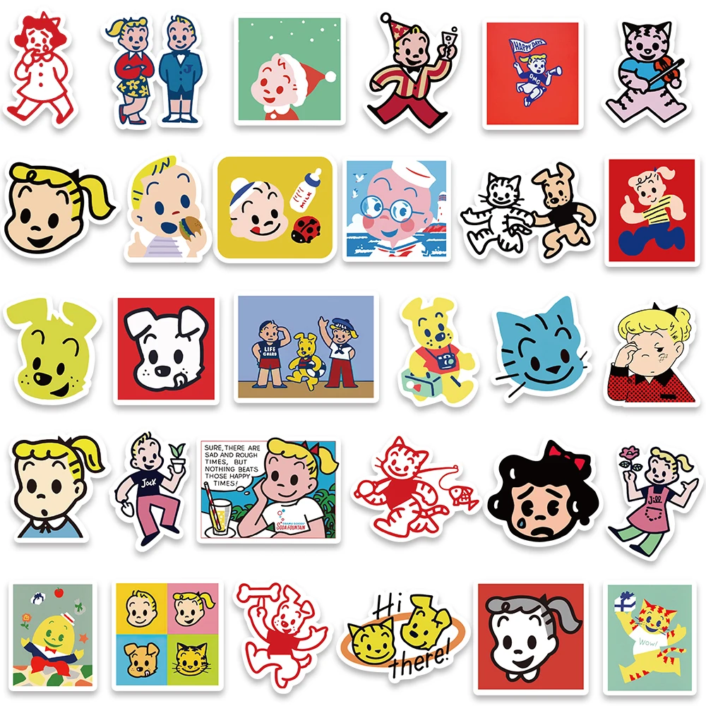 60PCS Japanese Anime Kawaii Osamu Graffiti Sticker Cute Aesthetic Decal For Bottle Car Notebook Bicycle Diary Sticker Kid Toy