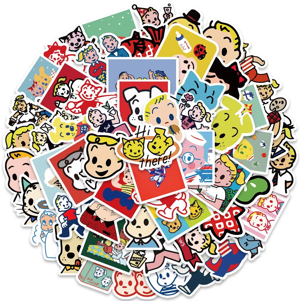 60PCS Japanese Anime Kawaii Osamu Graffiti Sticker Cute Aesthetic Decal For Bottle Car Notebook Bicycle Diary Sticker Kid Toy