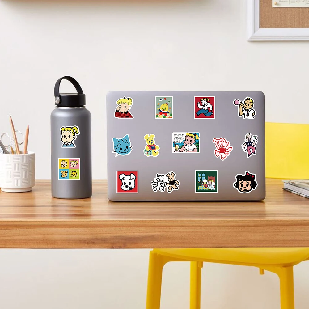 60PCS Japanese Anime Kawaii Osamu Graffiti Sticker Cute Aesthetic Decal For Bottle Car Notebook Bicycle Diary Sticker Kid Toy