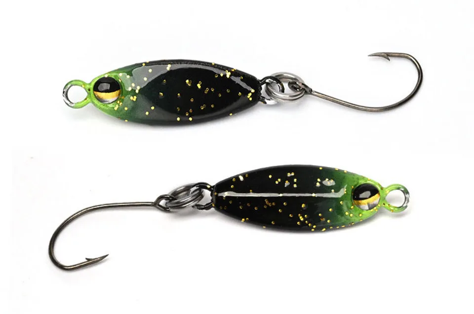 5PCS/LOT Micro Metal Jig Fishing Lure 3g/5g Jigging trout Spoon Saltwater Artificial Bait Fishing Tackle