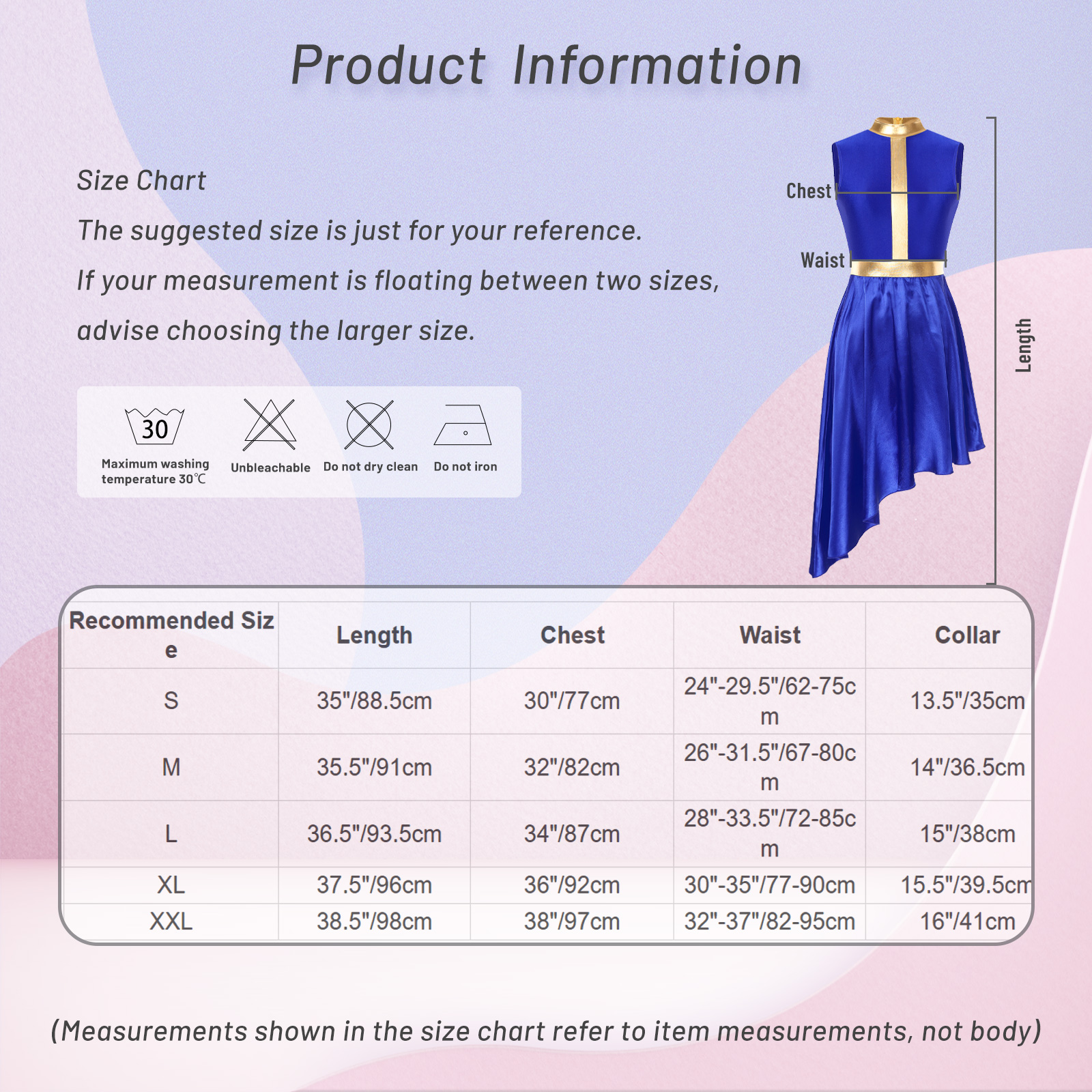 Womens Lyrical Dance Dress Modern Contemporary Ballet Costume Sleeveless Mesh Tulle High Low Skirt Praise Liturgic Dancewear
