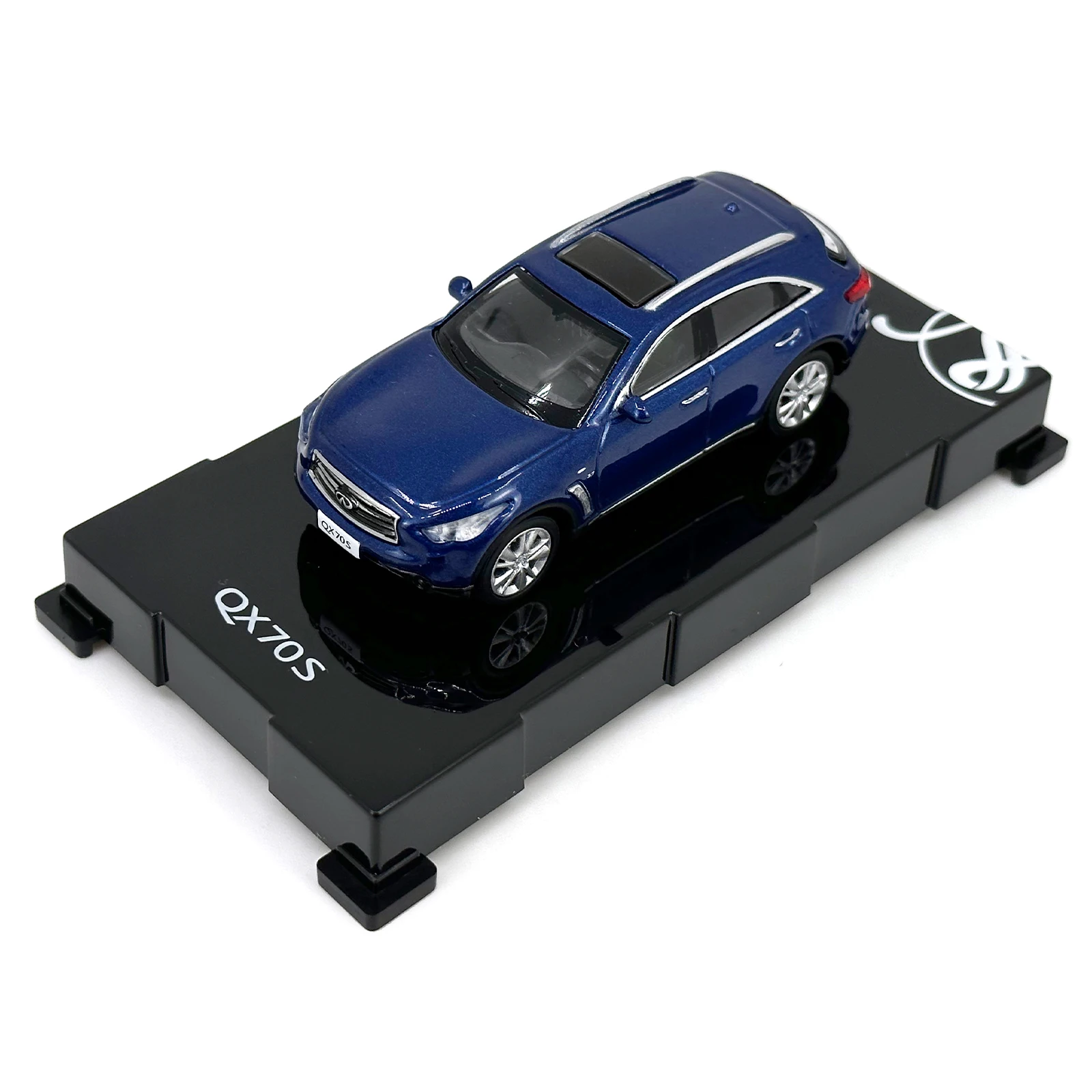 Paudi 1:64 Scale Infiniti QX70S 2012 Metal Car Model 1/64 Diecast Miniature Static Infinity QX70S Vehicle Toys Model Men's Gifts