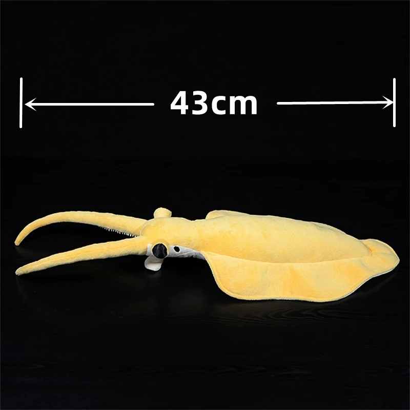 Nectocaris Pteryx High Fidelity Plushie Cambrian Plush Toys Lifelike Ancient Animals Simulation Stuffed Doll Toy Gifts For Kids