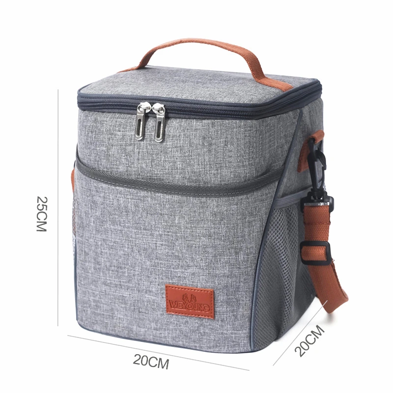 10L Heat Preservation Refrigeration Bag Waterproof Foil Picnic Office Student Portable Thermal Camping Lunch Bag Dinner Ice Box