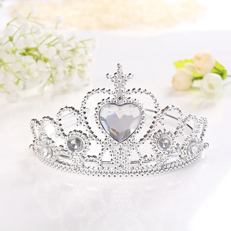 5pcs Cute Kids Tiara Crown Set Girls Dress up Party Headband Accessories Queen Princess Headdress Festive Children Headwear