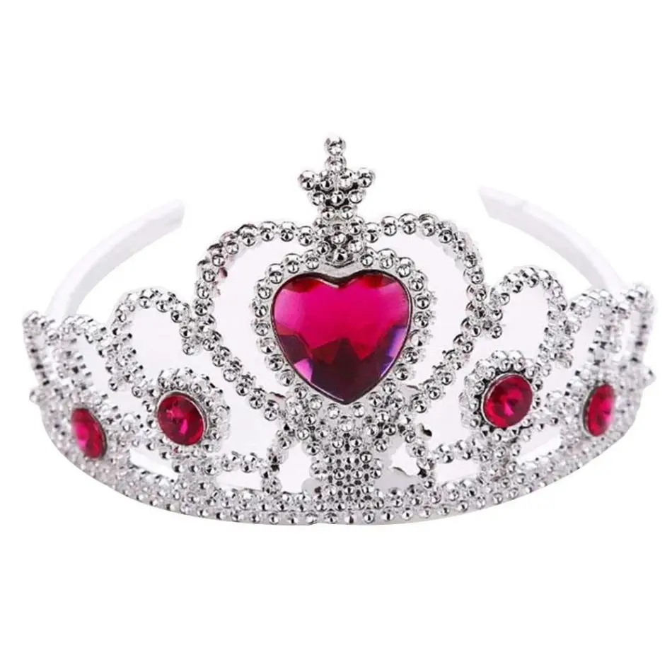 5pcs Cute Kids Tiara Crown Set Girls Dress up Party Headband Accessories Queen Princess Headdress Festive Children Headwear