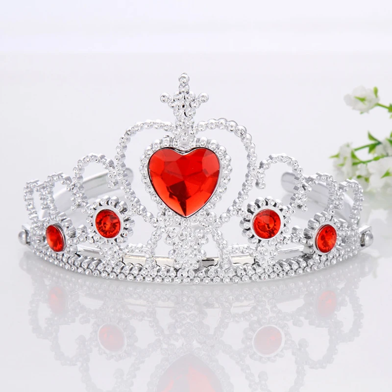 5pcs Cute Kids Tiara Crown Set Girls Dress up Party Headband Accessories Queen Princess Headdress Festive Children Headwear