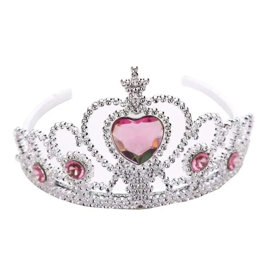 5pcs Cute Kids Tiara Crown Set Girls Dress up Party Headband Accessories Queen Princess Headdress Festive Children Headwear