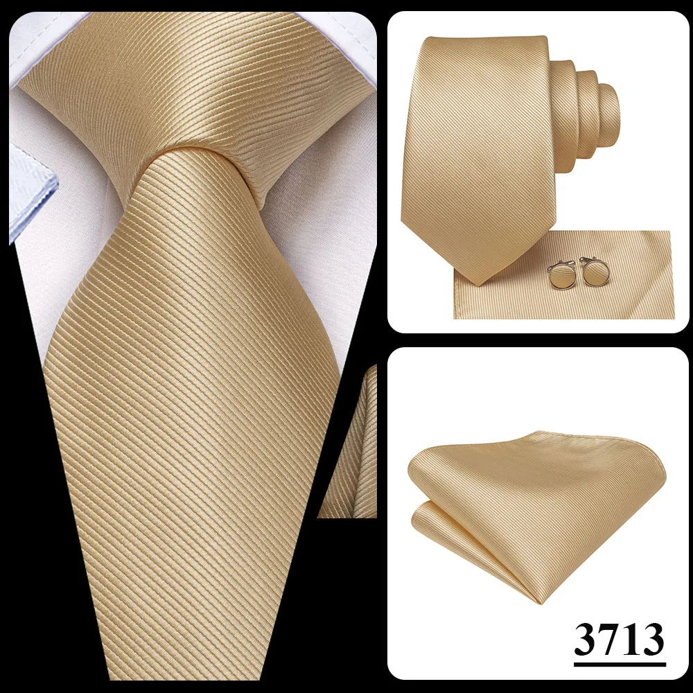Champagne Floral Paisley Elegant Tie For Men Groom Wedding Yellow Gray Men Necktie Hankerchief Cufflink Accessory Wholesale silk