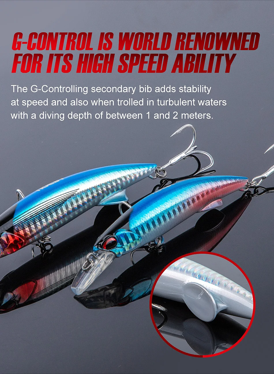 NOEBY Heavy Minnow Lure 90mm 46g 110mm 60g Sinking Hard Bait Saltwater Artificial Fishing Lure Long Casting