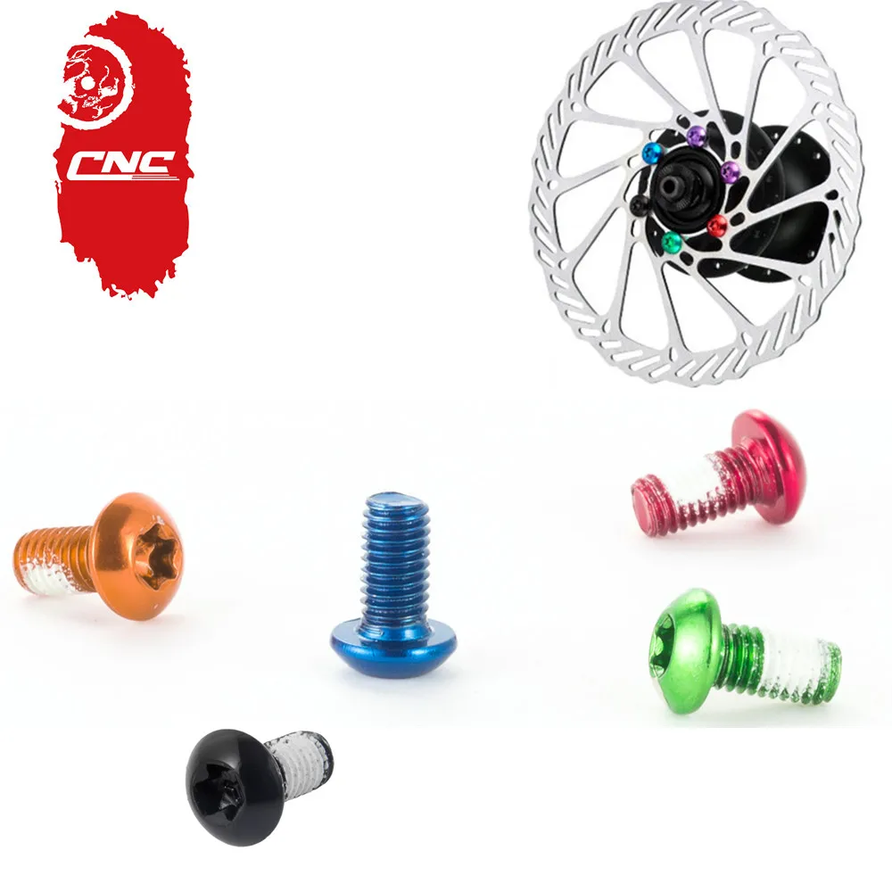 CNC MTB Road Bike Brake Rotors Torx Bolts T25 Steel Bicycle Disc Brake Rotor Bolts 12pcs