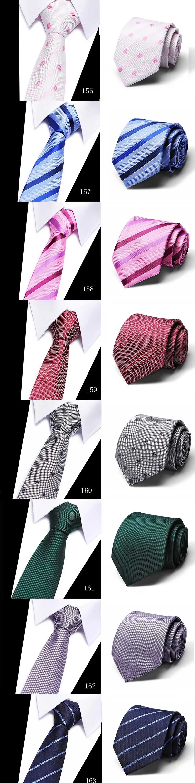 Fashion Men's Colourful Tie Silk Formal Ties Necktie Narrow Slim Skinny Cravate 7.5cm Neckties