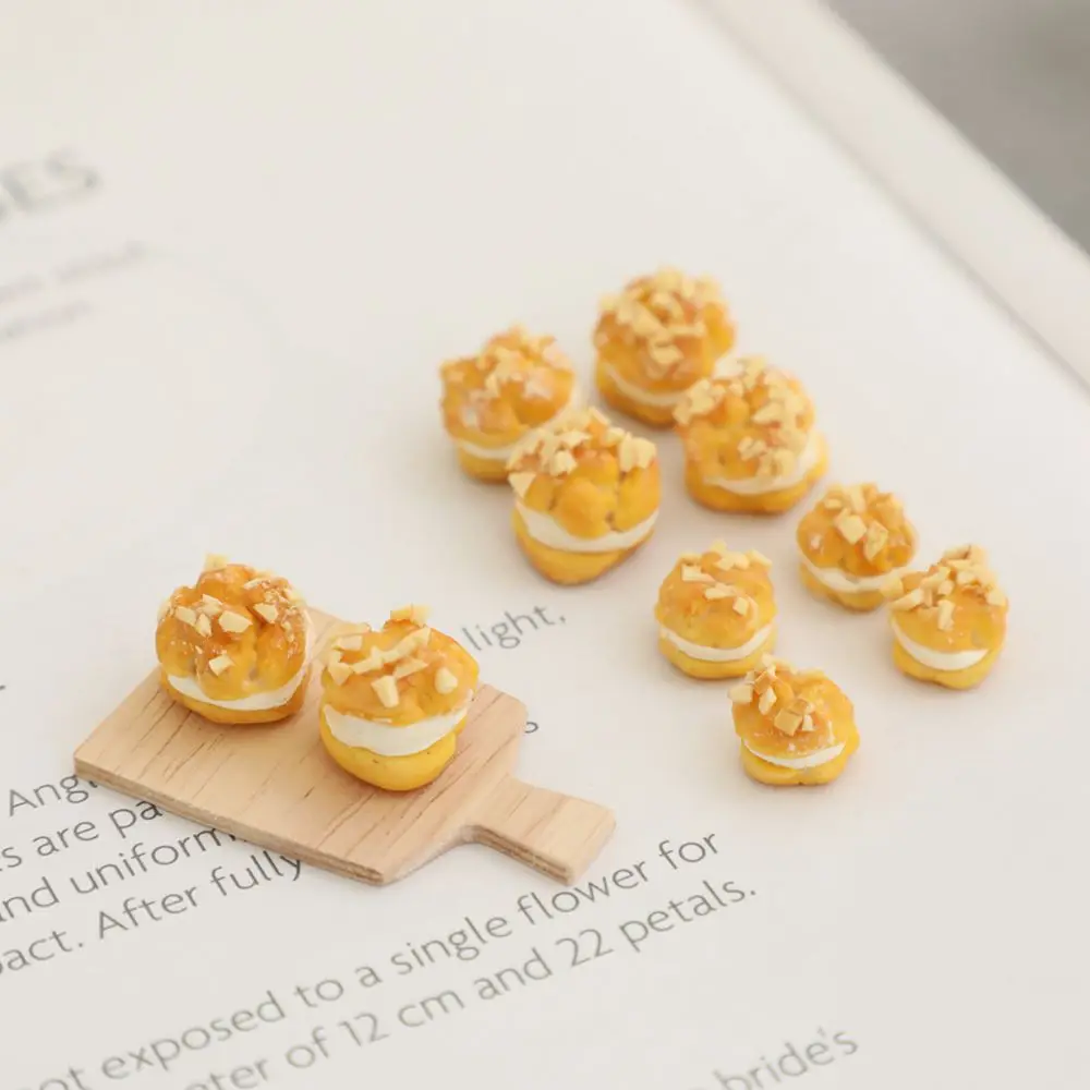 1:12 Miniature Hamburger Mini Fruit Salad Pretend Food for Blyth OB11 BJD Doll House Kitchen Play Toys Accessories