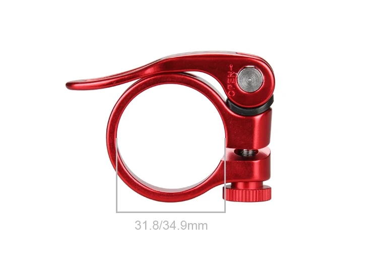 GUB Bicycle Seat Post Clamp 31.8mm 34.9mm Bike SeatPost Tube Clip Quick Release Aluminum MTB Mountain Road Bike Seat Post Clip