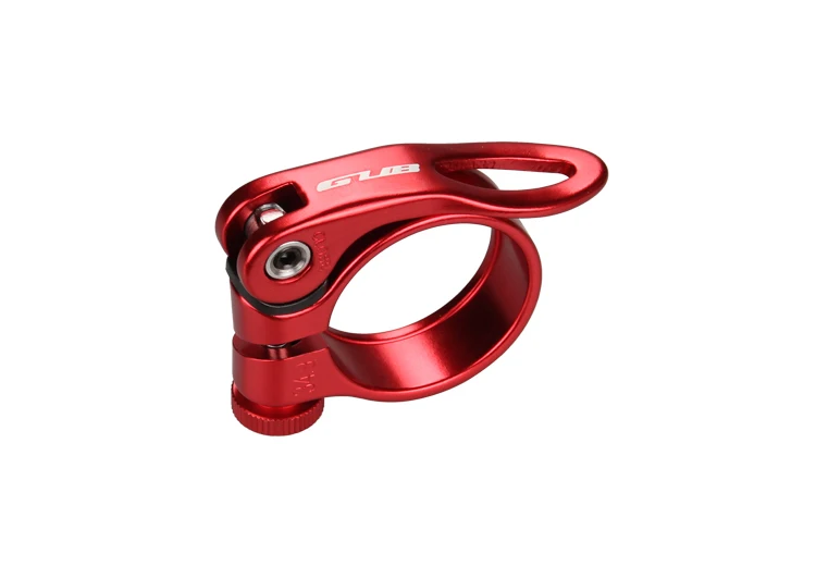 GUB Bicycle Seat Post Clamp 31.8mm 34.9mm Bike SeatPost Tube Clip Quick Release Aluminum MTB Mountain Road Bike Seat Post Clip