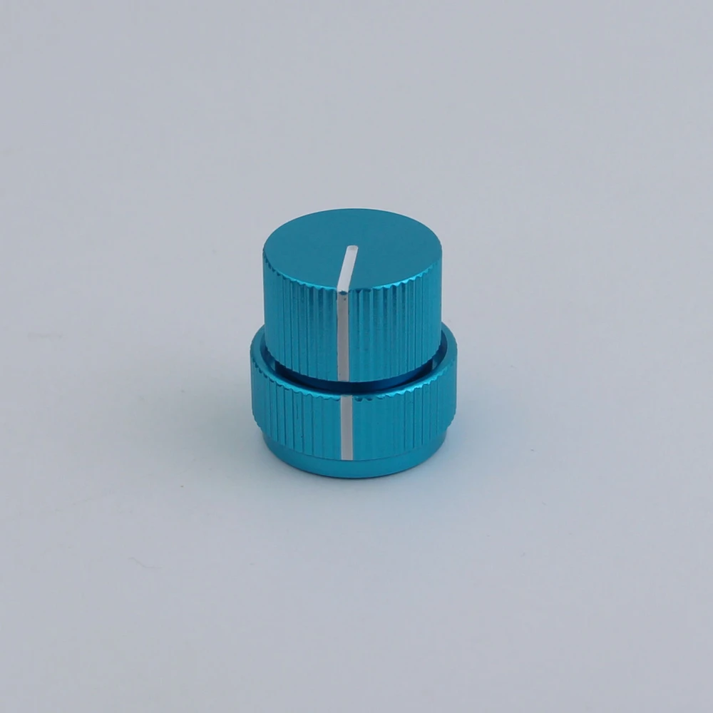 1 Piece Aluminum Dual Concentric Control Konb For Electric Bass Available In Five Colors