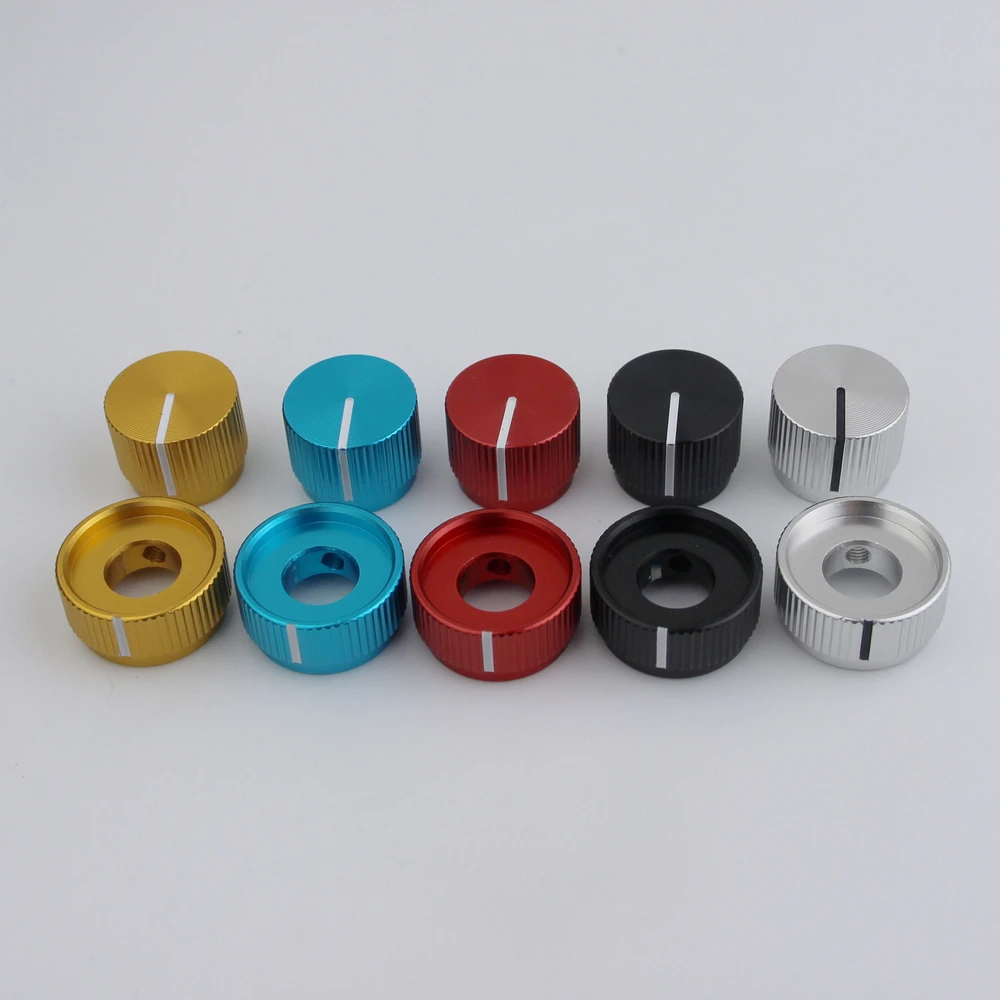 1 Piece Aluminum Dual Concentric Control Konb For Electric Bass Available In Five Colors