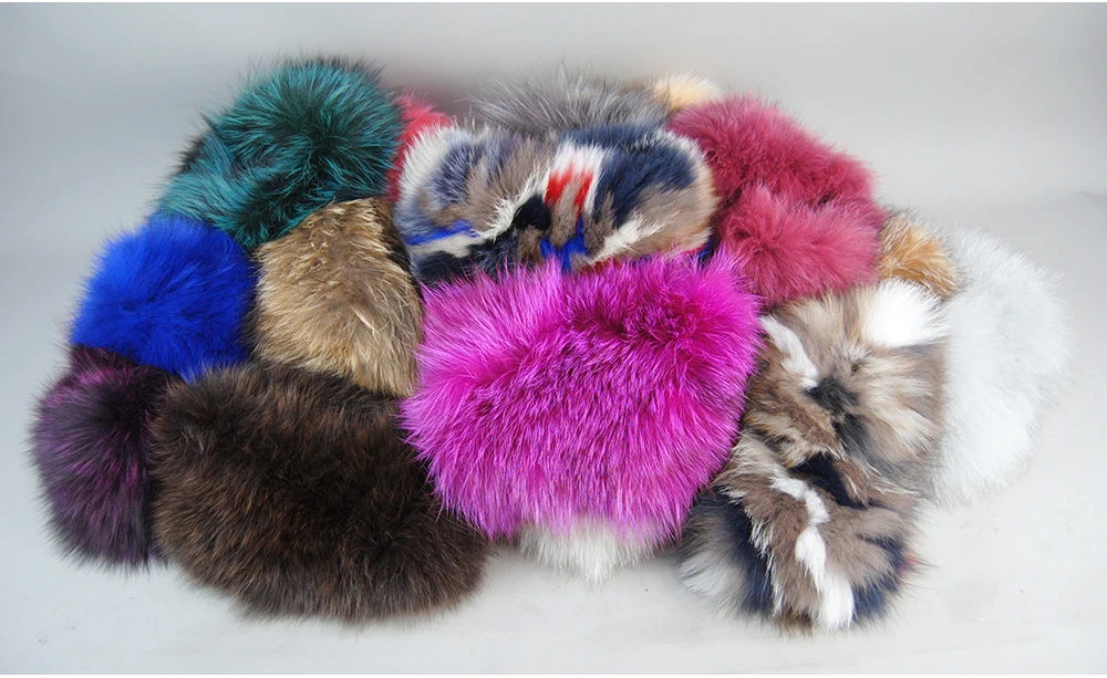 2026 Real Fox Fur Scarf Fur Headband Women Winter Ring Fox Fur Scarves Luxury Neck Warmer Good Elastic 100% Natural Fur Mufflers