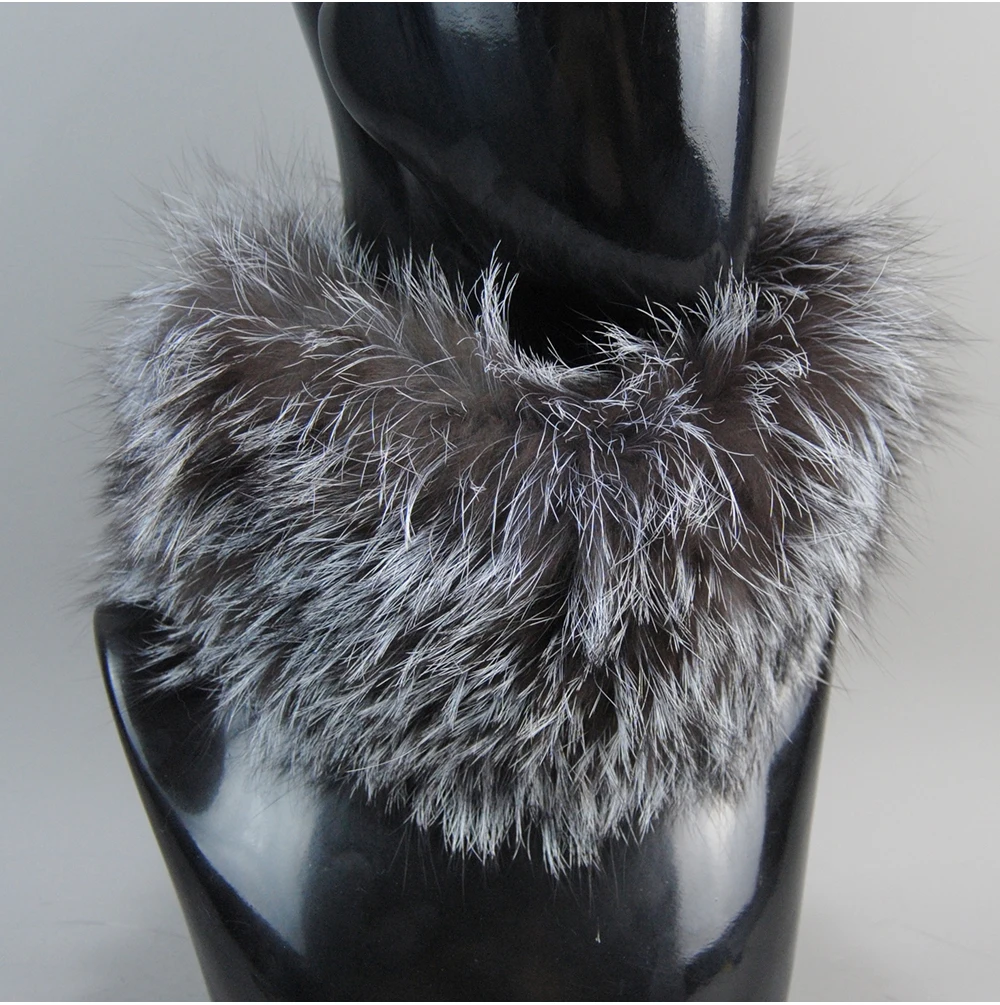 2026 Real Fox Fur Scarf Fur Headband Women Winter Ring Fox Fur Scarves Luxury Neck Warmer Good Elastic 100% Natural Fur Mufflers
