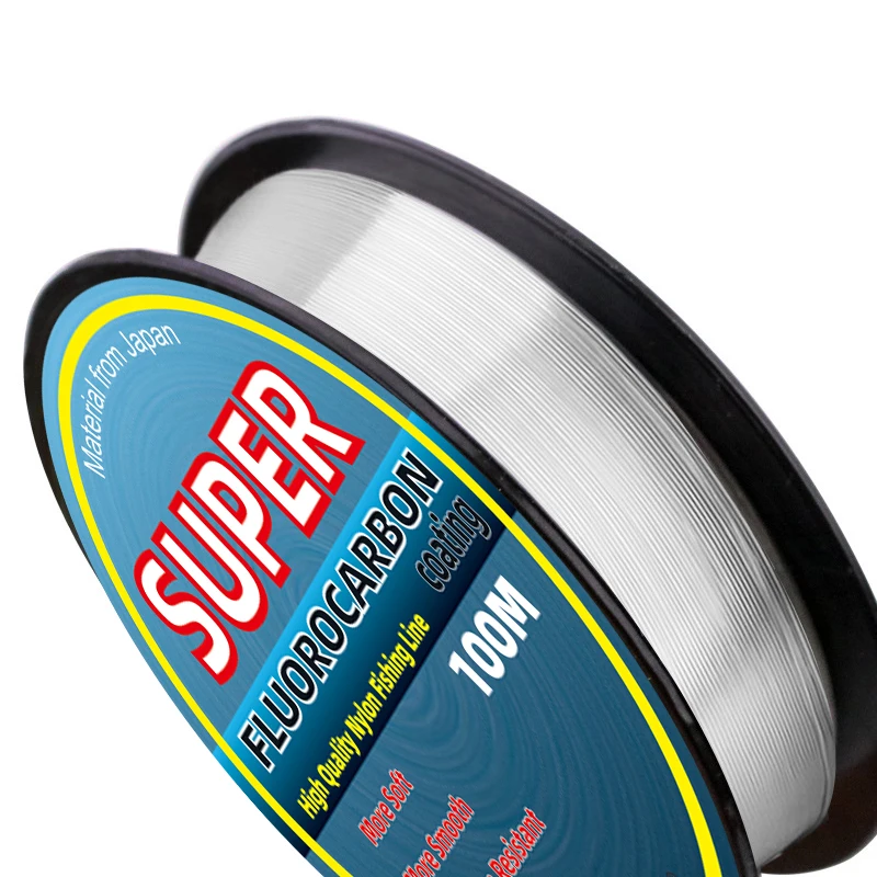 100m Super Strong Nylon Fishing Line Monofilament Fluorocarbon Coated Line Casting Lure Carp Fishing Accessories 0.14mm-0.70mm