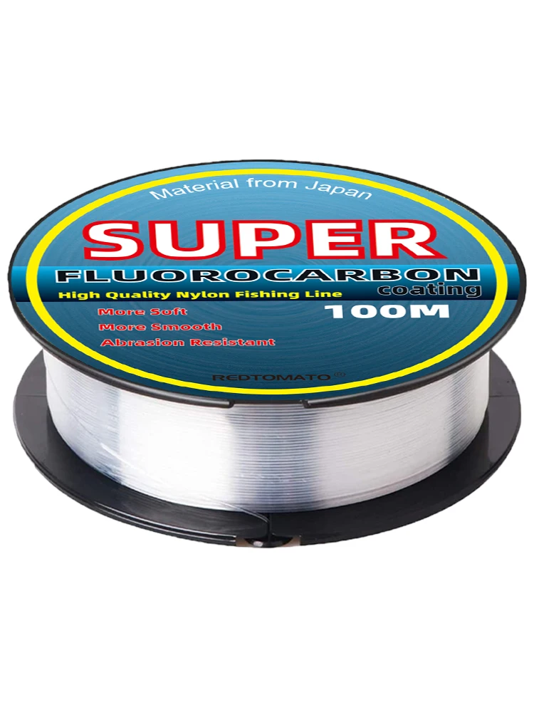 100m Super Strong Nylon Fishing Line Monofilament Fluorocarbon Coated Line Casting Lure Carp Fishing Accessories 0.14mm-0.70mm