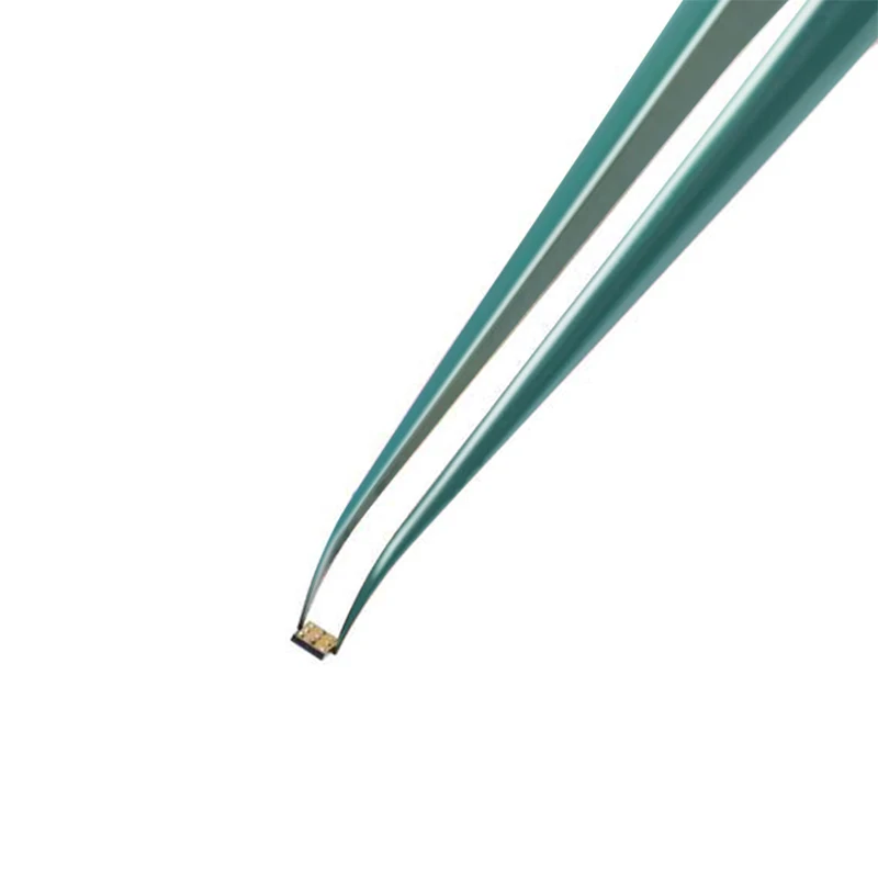 2UUL Titanium Alloy Tweezers BGA IC Chip Flying Wire Repair Forceps Motherboard Precise Electronics Green Tweezers